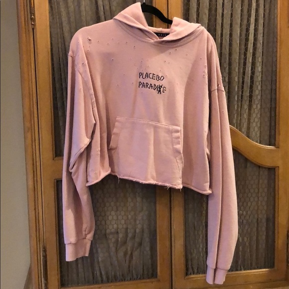 Ksubi Tops - Ksubi light pink hoodie size L